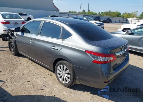 2015 Nissan Sentra S из США, поврежденный, VIN 3N1AB7AP9FY323144